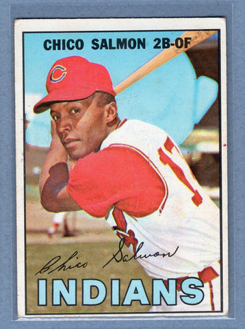 1967 Topps #43 Chico Salmon EX  GO368