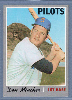 1970 Topps #185 Don Mincher  EX-MT  SB2