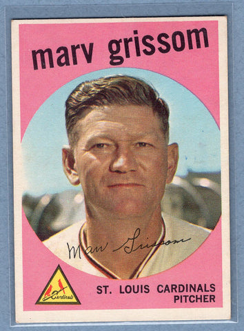 1959 Topps #243 Marv Grissom EX   GO410
