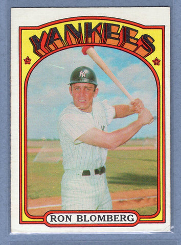 1972 Topps #203 Ron Blomberg EX  GO500