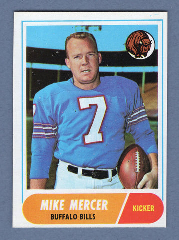1968 Topps #123 Mike Mercer EX-MT  GO153