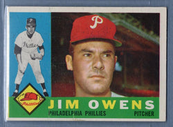 1960 Topps #185 Jim Owens EX-MT  GO560