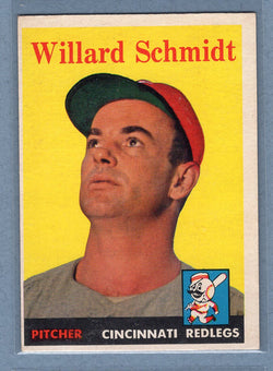 1958 Topps #214 Willard Schmidt (b) EX  GO387