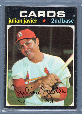 1971 Topps #185 Julian Javier  EX  SB1