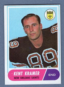 1968 Topps #134 Kent Kramer EX-MT  GO153