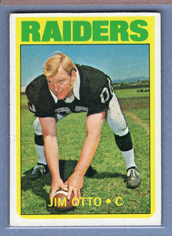 1972 Topps #86 Jim Otto (HOF) EX  GO100