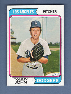 1974 Topps Baseball #451 Tommy John NM-MT 002