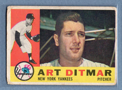 1960 Topps #430 Art Ditmar  VG  GO257