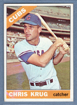1966 Topps #166 Chris Krug VG-EX  GO368