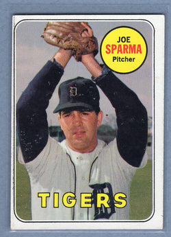 1969 Topps #488 Joe Sparma (b) VG-EX  GO501