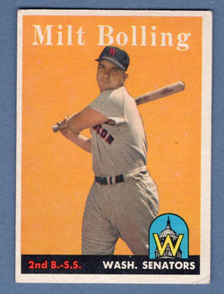 1958 Topps #188 Milt Bolling VG-EX  GO495
