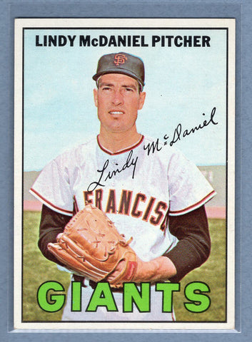 1967 Topps #46 Lindy McDaniel EX-MT  GO368