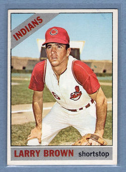 1966 Topps #16 Larry Brown EX  GO153