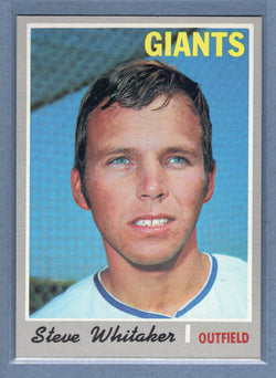 1970 Topps #496 Steve Whitaker   EX-MT  GO750
