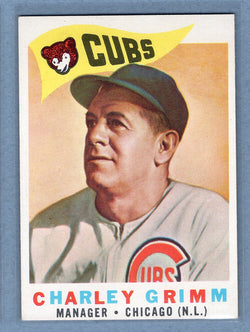 1960 Topps #217 Charley Grimm EX-MT  GO480
