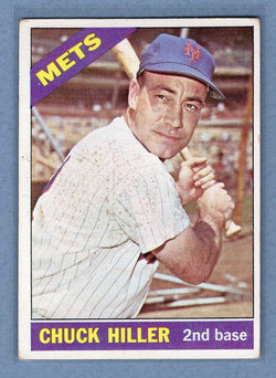 1966 Topps #154 Chuck Hiller (st) (a) VG  GO470