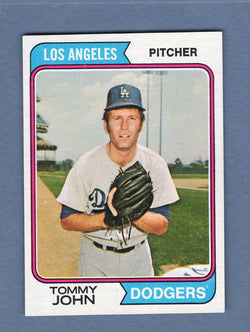 1974 Topps Baseball #451 Tommy John NM-MT 004