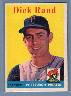 1958 Topps #218 Dick Rand  VG-EX  GO387