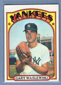 1972 Topps #108 Gary Waslewski (a) G-VG  GO315
