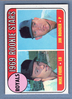 1969 Topps #376 Royals Rookies  EX  GO577