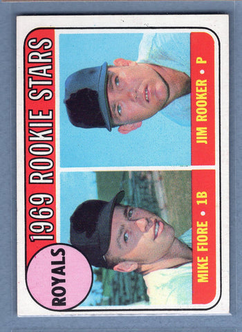 1969 Topps #376 Royals Rookies  EX  GO577