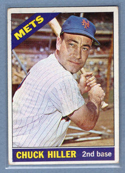 1966 Topps #154 Chuck Hiller (st) (b) VG  GO470
