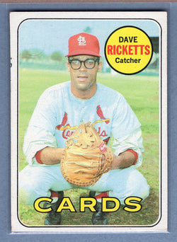1969 Topps #232 Dave Ricketts EX  GO477