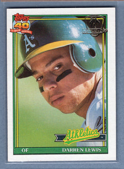 1991 Topps Desert Shield #239 Darren Lewis  NM  GO625
