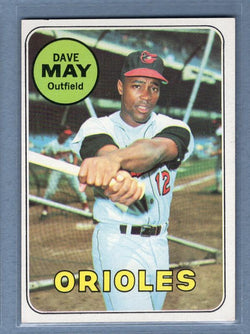 1969 Topps #113 Dave May EX-MT  GO358