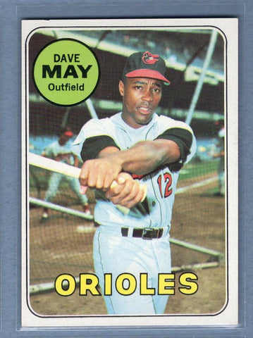 1969 Topps #113 Dave May EX-MT  GO358