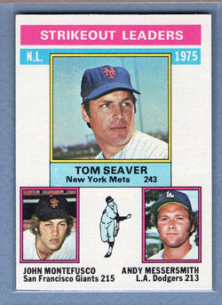 1976 Topps #203 Nl Strikeout Ldrs  (c) EX-MT  GO450