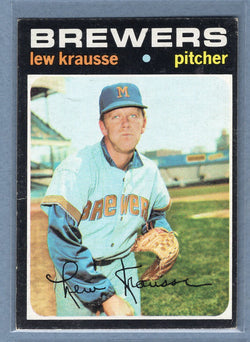 1971 Topps #372 Lew Krausse (a) EX  GO950