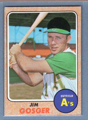 1968 Topps #343 Jim Gosger (b)EX-MT  GO507