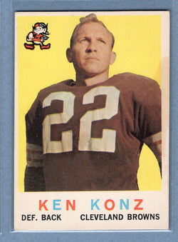 1959 Topps #54 Kenny Konz EX  GO176