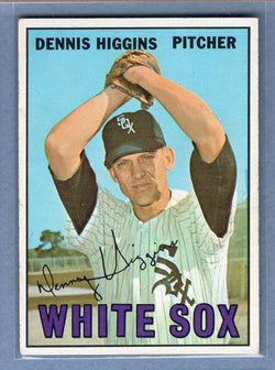 1967 Topps #52 Dennis Higgins EX  GO368