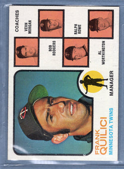 1973 Topps #49 Twins Mgr. /Coaches  (a) VG  GO669