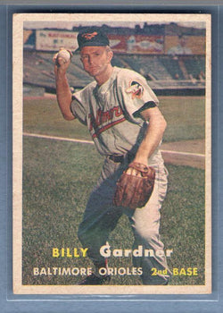 1957 Topps #17 Billy Gardner(2) VG-EX  GO295