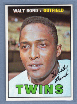 1967 Topps #224 Walt Bond EX-MT  GO360