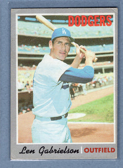 1970 Topps #204 Len Gabrielson  VG-EX  GO695