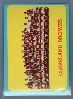 1963 Topps #24 Cleveland Browns Team Card SP EX-MT  GO74