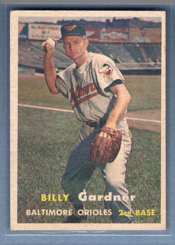1957 Topps #17 Billy Gardner(2) VG-EX  GO295