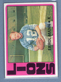 1972 Topps #222 Errol Mann EX-MT  GO210