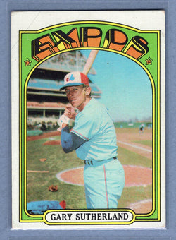 1972 Topps #211 Gary Sutherland G-VG  GO500