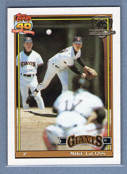 1991 Topps Desert Shield #242 Mike LaCoss  NM  GO625