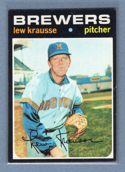 1971 Topps #372 Lew Krausse (c) EX  GO950