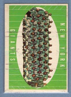 1961 Topps #93 New York Giants Team Card (a) (st) VG  GO801