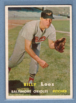 1957 Topps #244 Billy Loes  VG-EX   GO260