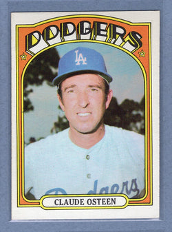 1972 Topps #297 Claude Osteen EX-MT  GO483