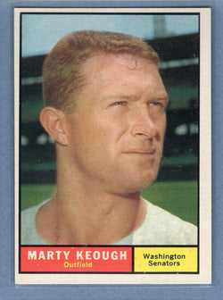 1961 Topps #146 Marty Keough EX-MT  GO522