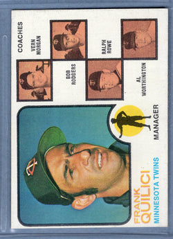 1973 Topps #49 Twins Mgr. /Coaches  (C) EX-MT  GO669
